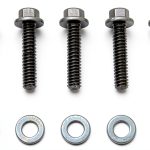 ARP 641-1000 Black Oxide header bolt set of five with 3/8 socket-0