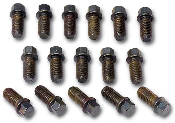 Moroso Header Bolts 3/8-16 Hex Alloy Steel Set for Exhaust Headers-0