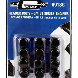 Metric Header Bolt 918G by Mr. Gasket - 12 Pack M8-1.25x25mm Steel-0